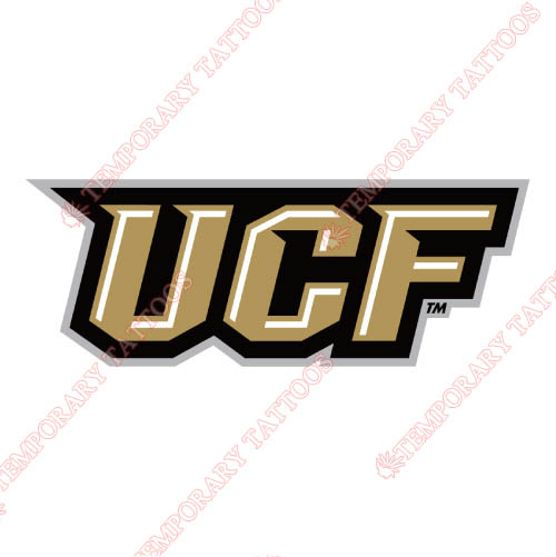 Central Florida Knights Customize Temporary Tattoos Stickers NO.4117